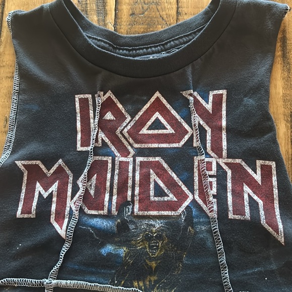 Iron Maiden - No Prayer on the Road Tour Graphic Crop Top - Picture 3 of 9